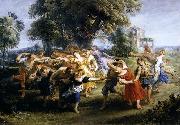Peter Paul Rubens Dance of Italian Villagers France oil painting artist